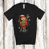 MacnyStore - Personalized Custom Name Elf Going Out Zipper; Lovely Christmas Pajamas Family Group T-Shirt