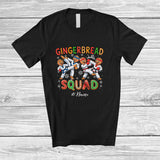MacnyStore - Personalized Custom Name Gingerbread Squad; Humorous Christmas Taekwondo Baking Baker T-Shirt