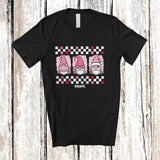 MacnyStore - Personalized Custom Name Three Pink Gnome Bubble; Lovely Christmas Gnome Collection; Family T-Shirt