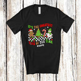 MacnyStore - Personalized Custom Name Sweetest Time; Merry Christmas Tree Cookie Gingerbread Candy Canes T-Shirt