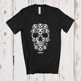 MacnyStore - Personalized Custom Name Skull Shape Beagle Owner; Creepy Halloween Family T-Shirt