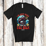 MacnyStore - Personalized Custom Name Here For The Eel Fish; Humorous Seafood Boil Party Fishing Food T-Shirt