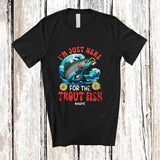 MacnyStore - Personalized Custom Name Here For The Trout Fish; Humorous Seafood Boil Party Fishing Food T-Shirt