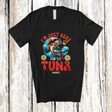 MacnyStore - Personalized Custom Name Here For The Tuna; Humorous Seafood Boil Party Fishing Food T-Shirt