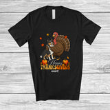 MacnyStore - Personalized Custom Name Happy Thanksgiving; Lovely Shelties Hugs Turkey Fall; Friends T-Shirt