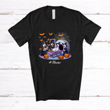 MacnyStore - Personalized Custom Name Radiology Santa Goose; Humorous Halloween X-Ray Farm Farmer; Family T-Shirt