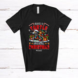 MacnyStore - Personalized Custom Name Have A Turtle Awesome Christmas; Humorous Santa Turtle Sea Animal T-Shirt