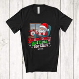 MacnyStore - Personalized Custom Name Gnomebody Got Time; Humorous Christmas Sleepy Santa Gnome Sleeping T-Shirt