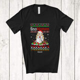 MacnyStore - Personalized Custom Name SnoWomen; Lovely Christmas Sweater Santa Women Girl Snowman T-Shirt