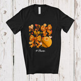 MacnyStore - Personalized Custom Name Lacrosse Thanksgiving Coquette; Lovely Bow Tie Flowers; Sport Player T-Shirt