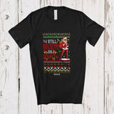 MacnyStore - Personalized Custom Name Still Believe In Santa; Joyful Christmas Sweater Japanese Girl Anime T-Shirt
