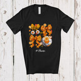 MacnyStore - Personalized Custom Name Soccer Thanksgiving Coquette; Lovely Bow Tie Flowers; Sport Player T-Shirt