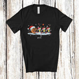 MacnyStore - Personalized Custom Name Christmas Cookie Hunting Tequila; Humorous Drinking Drunker T-Shirt