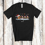 MacnyStore - Personalized Custom Name Christmas Cookie Hunting Whiskey; Humorous Drinking Drunker T-Shirt