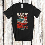 MacnyStore - Personalized Custom Name Easy Santa; Amusing Christmas Santa On Cruise Ship Reindeer T-Shirt