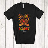 MacnyStore - Personalized Custom Name Family Thanksgiving Crew 2025; Awesome Fall Pumpkins Pilgrim Turkey T-Shirt