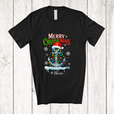 MacnyStore - Personalized Custom Name Merry Cruisemas; Wonderful Christmas Lights Santa Anchor Cruise Ship T-Shirt