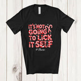 MacnyStore - Personalized Custom Name It's Not Going To Lick It Self; Amazing Christmas Candy Canes; Adult Family T-Shirt