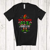 MacnyStore - Personalized Math Teacher Elf Squad; Proud Christmas Custom Name Students Teacher Group T-Shirt