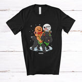 MacnyStore - Personalized Custom Name Gingerbread Riding Poodle Reindeer; Lovely Christmas Baker T-Shirt