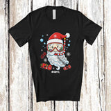MacnyStore - Personalized Custom Name H2O; Awesome Christmas Scuba Diving Santa Face; Family Group T-Shirt