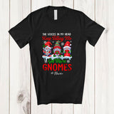 MacnyStore - Personalized Custom Name Get More Gnomes; Adorable Christmas Three Gnomes Gnomies; Family T-Shirt