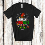 MacnyStore - Personalized Custom Name Merry Christmath; Humorous Christmas Elf; Math Students Teacher T-Shirt