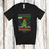MacnyStore - Personalized Custom Name Merry Christmath; Joyful Christmas Tree Sweater Math Students Teacher T-Shirt