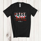 MacnyStore - Personalized Custom Name I'm Not Cutting; Merry Christmas Santa Goose; Hair Stylist Barber Family T-Shirt