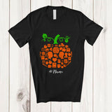 MacnyStore - Personalized Custom Name School Counselor Tools Pumpkin Shape; Lovely Thanksgiving Halloween T-Shirt