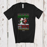 MacnyStore - Personalized Custom Name Stay Cozy And Bright; Amazing Christmas Sweater Santa Snowman T-Shirt