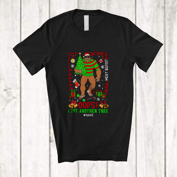 MacnyStore - Personalized Custom Name Oops I Got Another Tree; Fantastic Christmas Tree Santa Bigfoot Lover T-Shirt