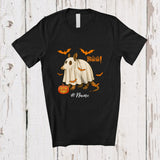MacnyStore - Personalized Custom Name Armadillo Boo Ghost Cosplay; Horror Halloween Wild Animal Lover T-Shirt