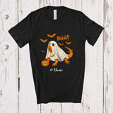 MacnyStore - Personalized Custom Name Bearded Dragon Boo Ghost Cosplay; Horror Halloween Wild Animal T-Shirt
