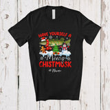 MacnyStore - Personalized Custom Name Have Yourself Merry Chistmusk; Joyful Christmas Muskellunge; Fishing T-Shirt