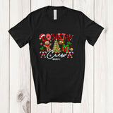 MacnyStore - Personalized Custom Name Cousin Crew; Amazing Christmas Tree Groovy Gingerbread; Family T-Shirt
