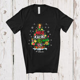 MacnyStore - Personalized Custom Name Mele Kalikimaka; Amusing Christmas Tropical Hawaiian Pineapple T-Shirt