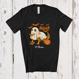 MacnyStore - Personalized Custom Name Gecko Boo Ghost Cosplay; Horror Halloween Wild Animal Lover T-Shirt