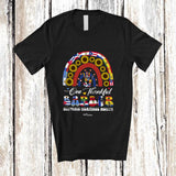 MacnyStore - Personalized Custom Name Thankful Barber; Proud Hispanic Heritage Month Rainbow Sunflower T-Shirt