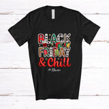 MacnyStore - Personalized Custom Name Black Friday And Chill; Lovely Christmas Shopping Santa Lover T-Shirt
