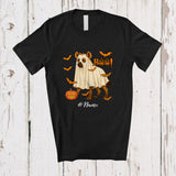 MacnyStore - Personalized Custom Name Hyena Boo Ghost Cosplay; Horror Halloween Wild Animal Lover T-Shirt