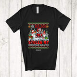 MacnyStore - Personalized Custom Name Bulldog Stolen My Christmas Sweater; Lovely X-mas Santa Gnome T-Shirt