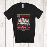 MacnyStore - Personalized Custom Name Chicken Stolen My Christmas Sweater; Lovely X-mas Santa Gnome T-Shirt