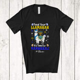 MacnyStore - Personalized Custom Name Feed Your Llamakah Time For Hanukkah; Lovely Chanukah Lights Llama T-Shirt