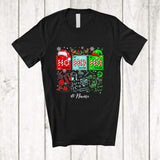 MacnyStore - Personalized Custom Name 3Ho; Amazing Christmas Elf Santa Science Teacher Students Group T-Shirt