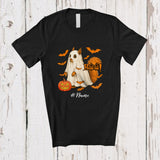 MacnyStore - Personalized Custom Name Squirrel Boo Ghost Cosplay; Horror Halloween Rodent Animal Lover T-Shirt