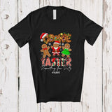 MacnyStore - Personalized Custom Name Cookie Taster Reporting For Duty; Lovely Christmas Plaid Baker T-Shirt