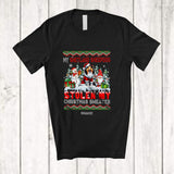MacnyStore - Personalized Custom Name Shetland Sheepdog Stolen My Christmas Sweater; Lovely Santa Gnome T-Shirt