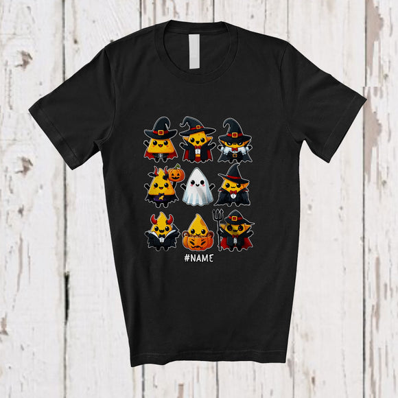 MacnyStore - Personalized Custom Name Nacho Cosplay Boo Witch; Lovely Halloween Food Lover T-Shirt