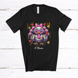 MacnyStore - Personalized Custom Name Gobble; Awesome Thanksgiving Girl Turkey Robot Style; Gamer Gaming T-Shirt